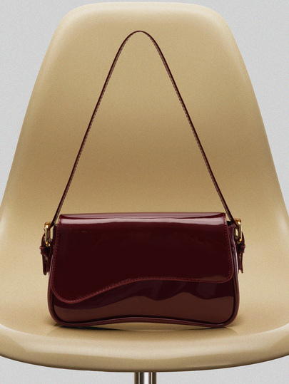 NobleVue Lightweight Business Casual Flip-Cover Square Bag,